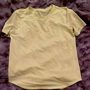 Lululemon yellow Short Sleeve Top